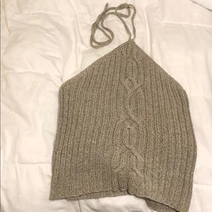 Vintage crotchet halter top